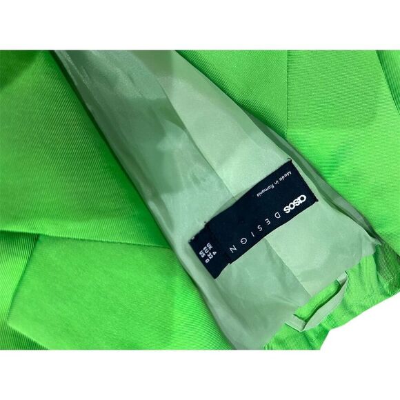 ASOS DESIGN Women's Green Blazer 4 Lightweight Workwear Long Sleeve - Picture 3 of 8